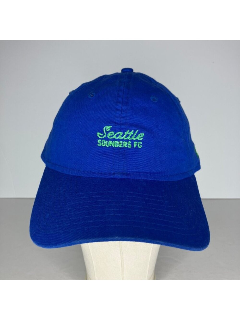 Women's Seattle Sounders FC New Era 9TWENTY Baseball Cap Adjustable Blue's